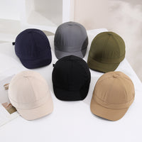 Solid-color Light Board Short Brim Quick-drying Lightweight Sunshade Casual Multi-purpose Style Baseball Cap For Outings, Outdoor Activities, Hiking, Running