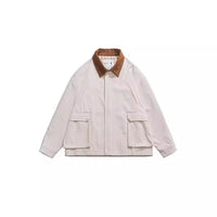 Loose Men's And Women's Large Workwear With Pocket Jacket