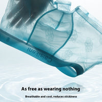 Men's Ice Silk Net Yarn Breathable Boxers