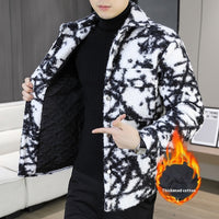 Winter Cotton Plus Versatile Men's Quilted Padded Jacket