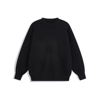 Laid-back Versatile Loose-fitting Knit Sweater For Teens And Young Adults