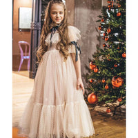 Girls Summer New Style Fluffy Gauze Dress