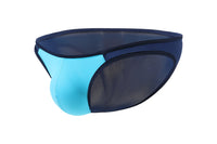 Men's Fashionable Thin Ice Silk Color Contrast Shorts