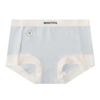Antibacterial Underwear Women's Cotton Mid-waist Seamless Safety Non-curling