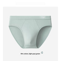 Mens Breathable Cotton Briefs With An Antibacterial Cotton Crotch