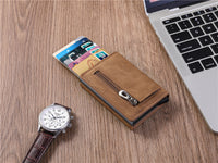 Fashion Multi-function Seven-character Pull Small Wallet