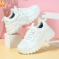 Trendy Thick Bottom Height Increasing Breathable Comfortable Four Seasons Leisure Sneaker