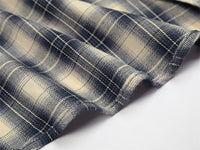 Fashion Loose Plaid Long Sleeve Shirt Men