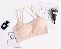 Hollow Cross Sling Beautiful Back Student Underwear