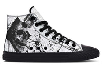 Printed Couple High-top Canvas Shoes