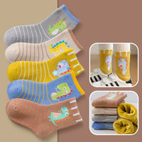 Cartoon Boys And Girls Winter Thickened Cotton Socks In The Tube