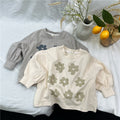 Children's Sweater Long Sleeved Bottom Printed