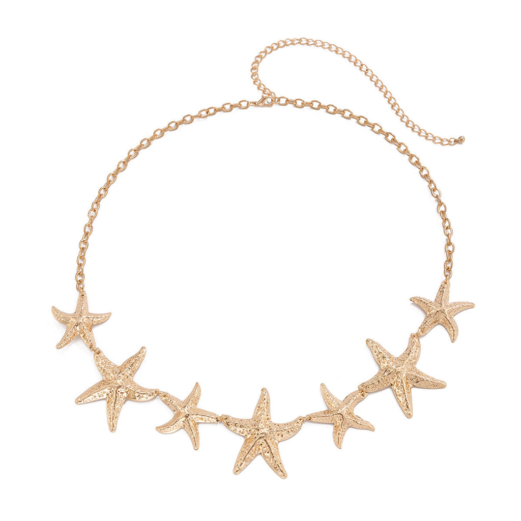 European And American Ocean Vacation Style Starfish Waist Chain Beach