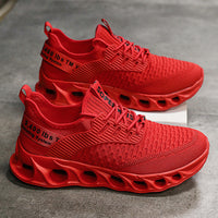 Large Size Autumn Fly Woven Mesh Casual Running Shoes