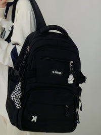 Schoolbag High School Students College Net Red Backpack