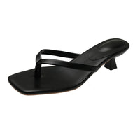 Fashionable Flip-Flops With High Heels