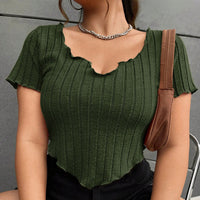 New Casual Commuting Slimming And Versatile T-shirt