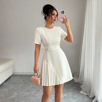 Fashionable And Elegant Short-Sleeve Dress For Women