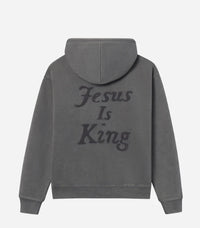 Distressed Washed Hoodie With A Dropped-shoulder, Relaxed Fit