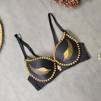 Angel Wings Beaded Breastwear Short Women