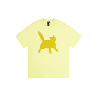 Scratch Cat Pixel Printed Cotton Short-sleeved T-shirt
