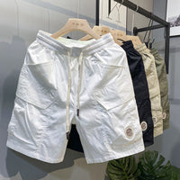 Men's All-matching Straight Cropped Casual Pants