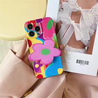 Ins Wind Flower Phone Case Bracket