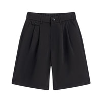 Shorts Men's Comfortable Soft Solid Color Small Suit Pants