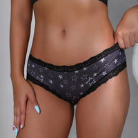 Women's Lace Underwear Halloween Printed Breathable