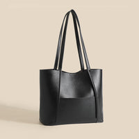 Fashionable Versatile Large Capacity Simple Bucket Casual Top Shoulder Tote Bag