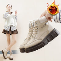 Female Student Height Increasing Exercise Leisure Snow Boots