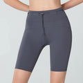 Women's High Waist Hip Lift Tight Drawstring Yoga Shorts
