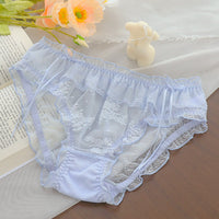 Fashion Lace Women's Quick-drying Mesh Briefs