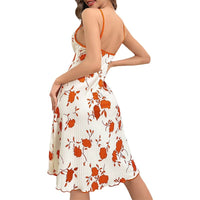 Women's Printed Camisole Loungewear Casual Nightgown