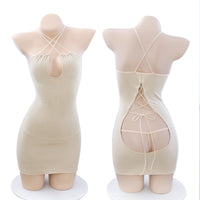 Women's Nightdress With Cross Strap Backless Dress