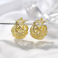 Vintage High-end Gold Earrings For Women