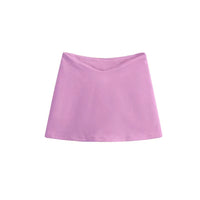Sweet Hot Girl Design Low V Waist Slim Slimming Mini Skirt