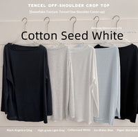 Tencel Sun-protective Tunic Loose Fit With Dropped Shoulders Casual And Slimming Slightly Sheer And Lightweight