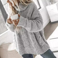Pullover Sweater Long Sleeve Loose High Collar