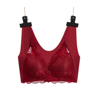 Underwear Plus Size Lace Bra Vest