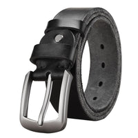 Men's Leather Belt Leather Pin Buckle