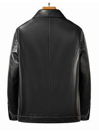 Men's Sheepskin Turn-down Collar Coat