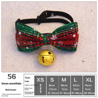 Pet Christmas Holiday Dress Up Dog Cat Scarf Butterfly Bow Tie