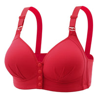 Large Size Front Button Underwear Nursing Without Steel Ring Push Up