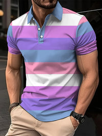 Fashion Digital Printing Men's Business Casual Top