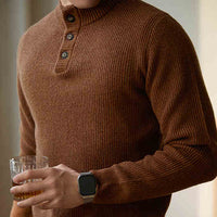 American Casual Half Turtleneck Knitted