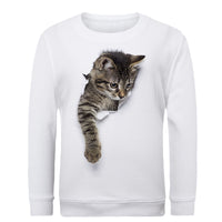 Autumn New Children's Casual Round Neck Pullover Wool Blend
